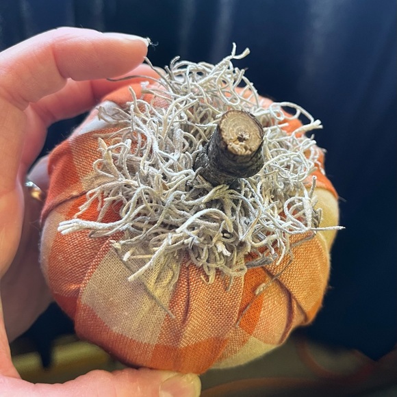 Lot of 10 handmade plaid fabric pumpkins primitive farmhouse decor bowl … - Picture 10 of 12